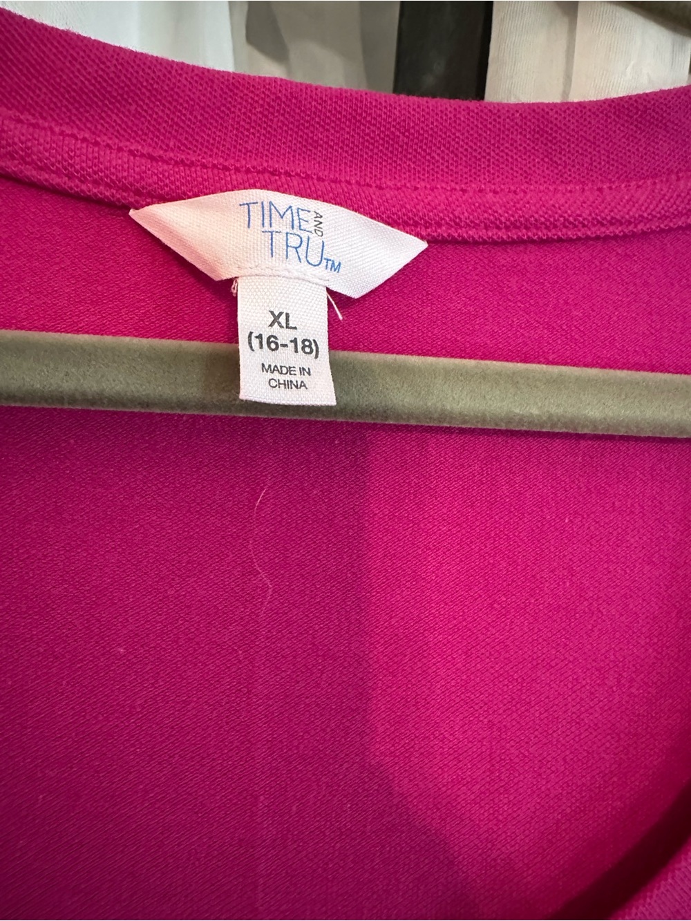 Time and True Sleeveless Colorblock A-Line Dress in Fuchsia/Pink High/Low - Picture 9 of 9